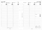 Filofax Calendar A5 Multi 1 Week on 2 Pages (German) 2026