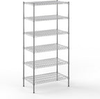 Regal Altair 21" Deep x 36" Wide x 74" Height Wire Shelving Kit | 6-Tier | NSF by Regal+Altair