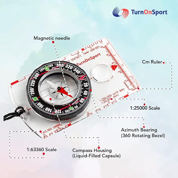 TurnOnSport Orienteering Compass - Image 2