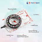 TurnOnSport Orienteering Compass - Image 2