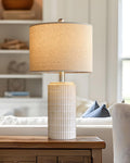 pokat 23'' bedside table lamp for bedroom nightstands, main product view