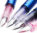 EYEYE Disposable Fountain Pens for Writing, Medium Point Stainless Steel Nib - Image 7