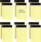 Emraw Jr. Legal pad, Small Note Pads Legal Ruled Writing Pad. Perforated Edge. by ENDAY