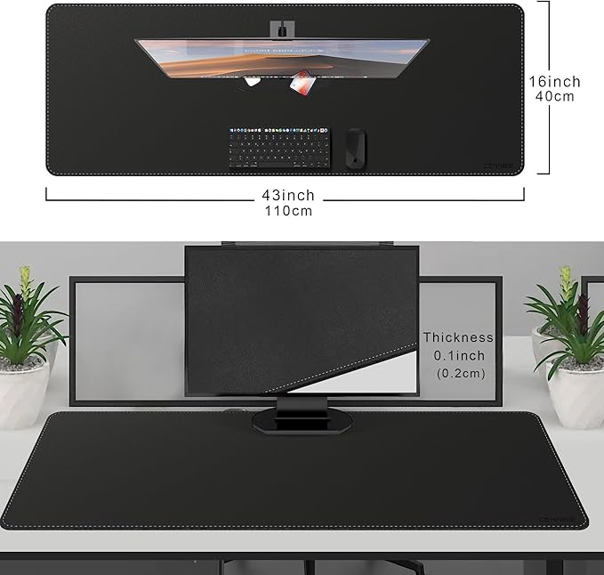 CENNBIE Leather Desk Mat - Image 2