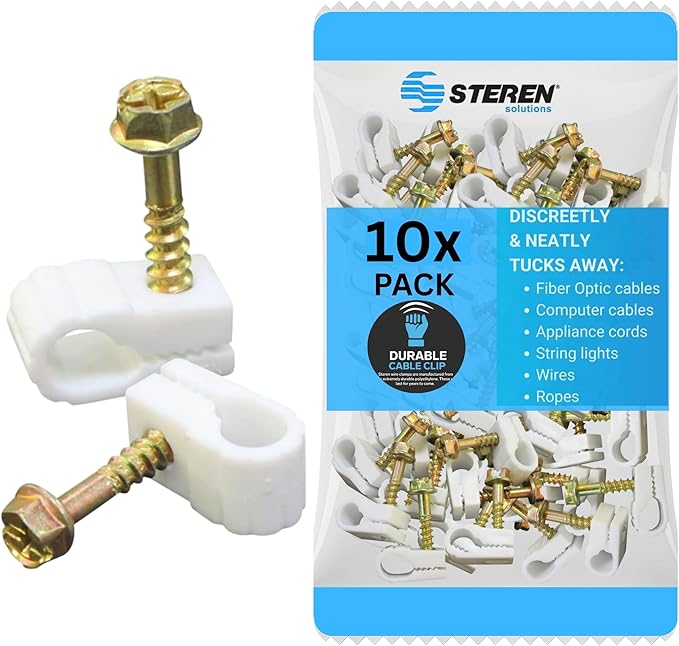 STEREN Coaxial Cable Clips by STEREN