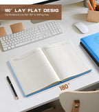 Biuwory Lined Journal Notebook for Women Men, 256 Pages A4 Large Hardcover - Image 6