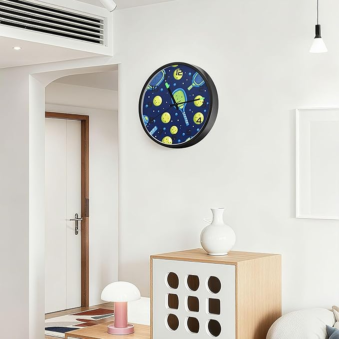 Vozoza Pickleball Game Sports 12 Inch Analog Wall Clocks Battery-Operated - Image 5