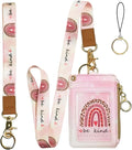lanyards for id Badges, Lanyard Wallet for Women, Fashion Badge Holder by BOLIMOSS