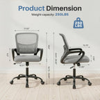 dumos home office chair, ergonomic lumbar support desk, close-up detail