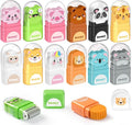 Sooez 12 Pack Pencil Erasers, Cute Animal Eraser by Sooez
