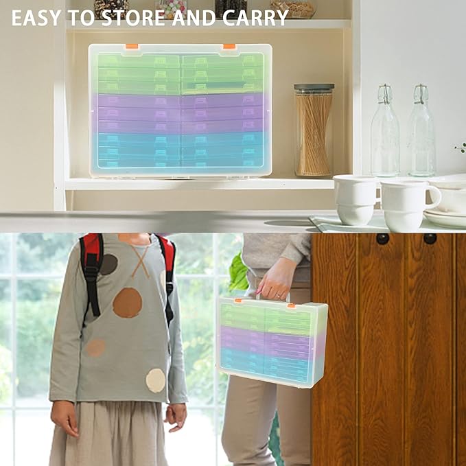 Photo Storage Box 4x6, 18 Inner Extra Large Photo Case Large Photo Organizer - Image 7