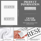 Buryeah 12 Pcs Reserved Seating Signs - Image 2
