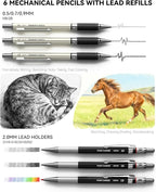 Four Candies 52pcs Art Supplies Sketching & Drawing Kit - Image 3