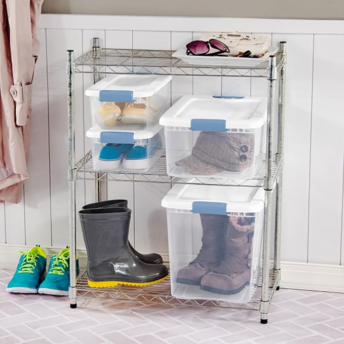 Sterilite 12-Pack Latching Box, Under Bed Storage Bins - Image 9