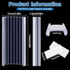 100 Pcs Wire Shelf Label Holder - Image 2