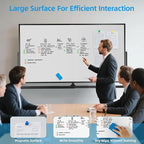VOWNER Double-Sided Magnetic Whiteboard, Reversible Rolling White Board - Image 3
