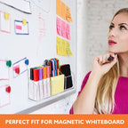 Ameceres Magnetic Pen Holder Classroom Organization Acrylic Marker Holder - Image 5