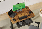 Claiks Standing Desk with Drawers, Electric Standing Desk Adjustable Height - Image 2