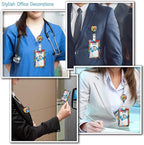 ID Badge Holder with Breakaway Lanyard, Lanyards - Image 3