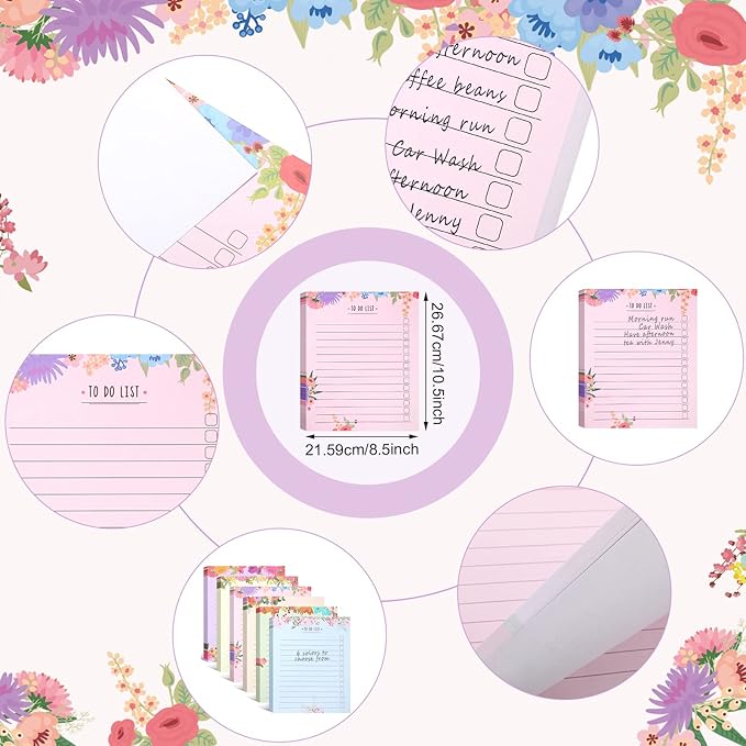 300 Sheets to Do List Notepad Daily Checklist Sticky Notes Cute Undated Memo - Image 2