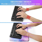Computer Keyboard Stand with Wrist Rest, Ergonomic Tilted Keyboard Holder - Image 3