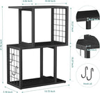 Vfelf Bookshelf Desk Organizer，3-Tier Shelf - Image 3