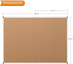 VIZ-PRO Cork Bulletin Board/Foldable Noticeboard, 36 X 24 Inches - Image 2