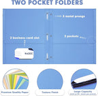 Two Pocket Folders, RAZCC 100 Pack Two Pocket Folders - Image 3
