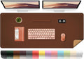 Large Desk Pad Mat, 47.2'' x 23.6'' Computer Mat by BLESWIN