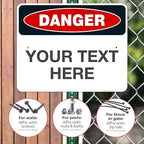 Custom Danger Sign, OSHA Sign, 24x30 Inches, Rust Free .063 Aluminum, Fade - Image 4