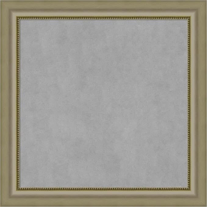Amanti Art Silver Framed Magnetic Board 29x29 Medium Vision Board by AmantiArt