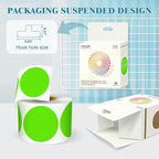 2 Inch Round Color Coding Labels - Image 4