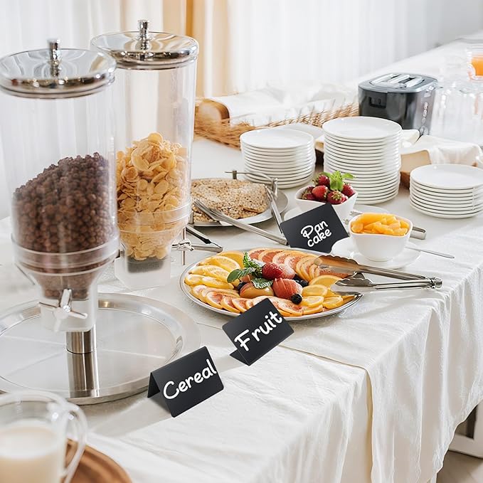 12PCS Mini Chalkboard Signs, Reusable Table Sign Chalk Board - Image 4