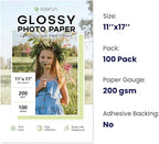 11x17 Photo Paper Glossy, Goefun 200 GSM/54 LB Photo Printer Paper - Image 2