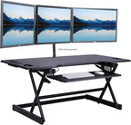 Rocelco 46" Height Adjustable Standing Desk Converter - Image 2