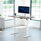 VIVO Electric 60 x 30 in Rustic Standing Desk, Memory Height Adjustment - Image 2