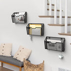 YINGHUA 3 Pack Mesh File Holders Wall Mounted - Image 7