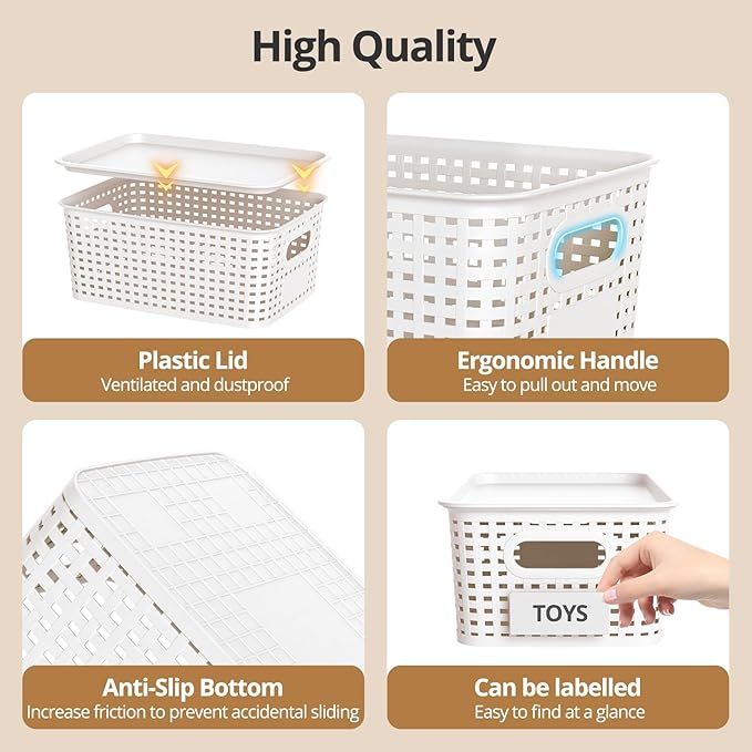 ZFTMRR Plastic Storage Basket - Image 3