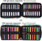 qianshan Pencil Case Holder Slot - Holds 202 Colored Pencils or 136 Gel Pens - Image 5