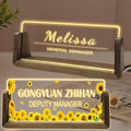 Personalized Acrylic Light Up Name Plate by Unknown