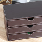 RHCSZ Stackable 3-Drawer Desk Organizer, Executive Office Supplies Desktop - Image 6