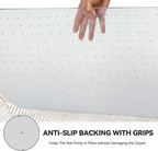 32"x48" Office Chair Mat for Carpet with Lip, Flat Shipping | Heavy Duty Hard Clear Chair Mats, Under Desk Protector Floor Mat, Smooth Glide Plastic Rolling Computer ChairMat