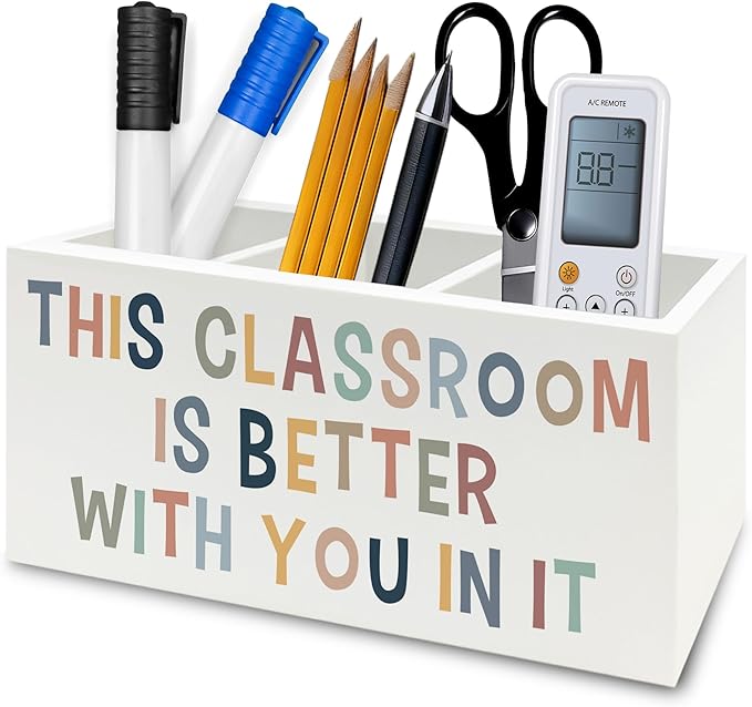 QZQE Boho Classroom Pen Pencil Holder Organizer by Unknown