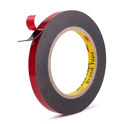 Automotive Acrylic Plus Attachment Tape 0.39" x 18Ft Made of 3M Double Sided by AdhesiveTapeAppliedtoLife