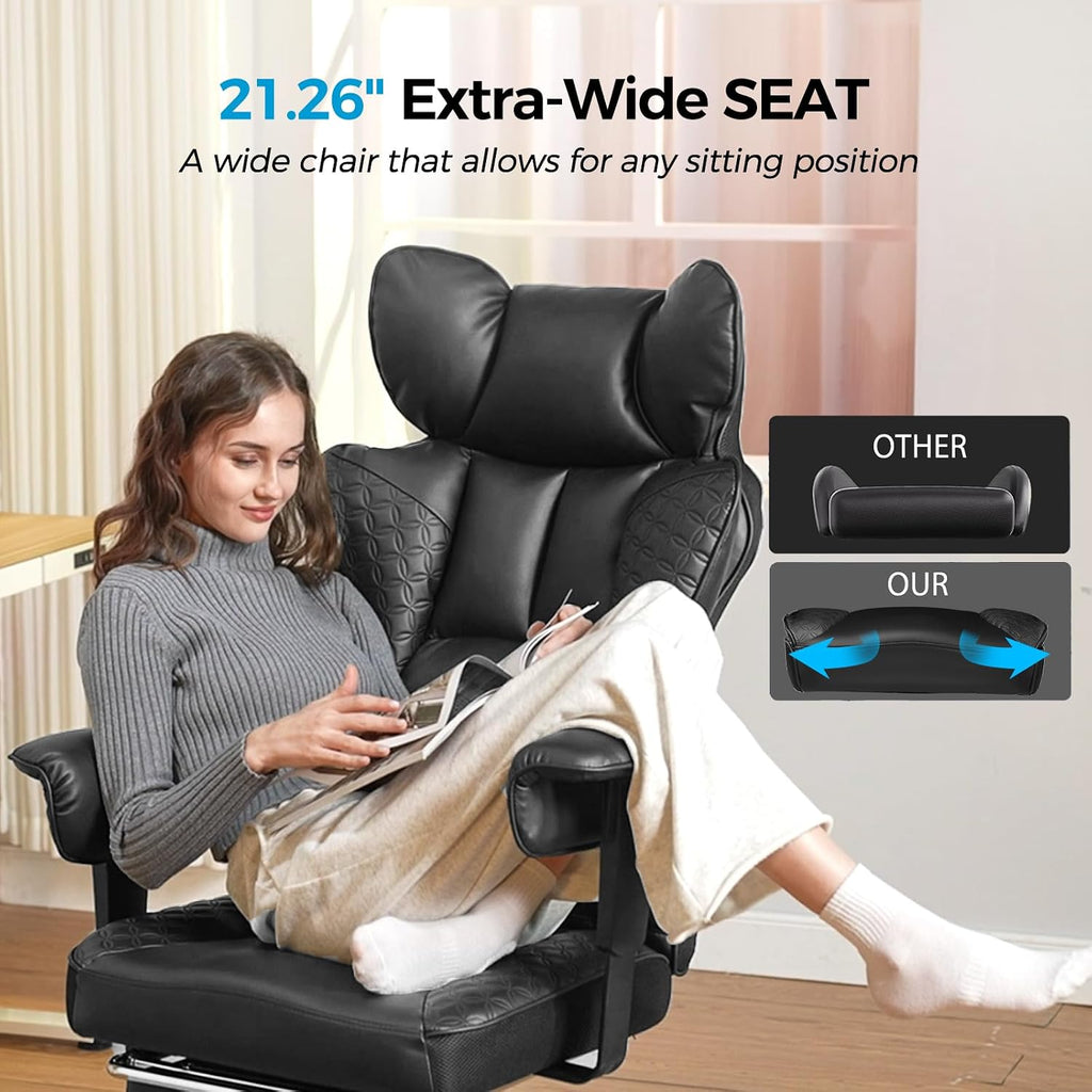 comhoma big and tall office chair heavy duty, package contents