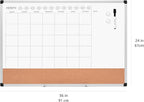 Amazon Basics 24" x 36" Monthly Whiteboard Calendar - Image 4