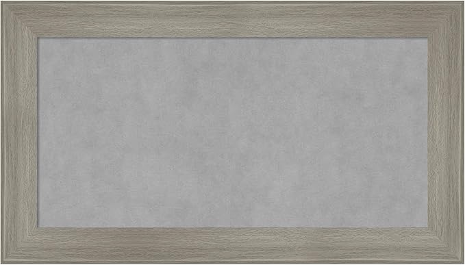 Amanti Art Grey Framed Magnetic Board 16x28 Small Vision Board by AmantiArt