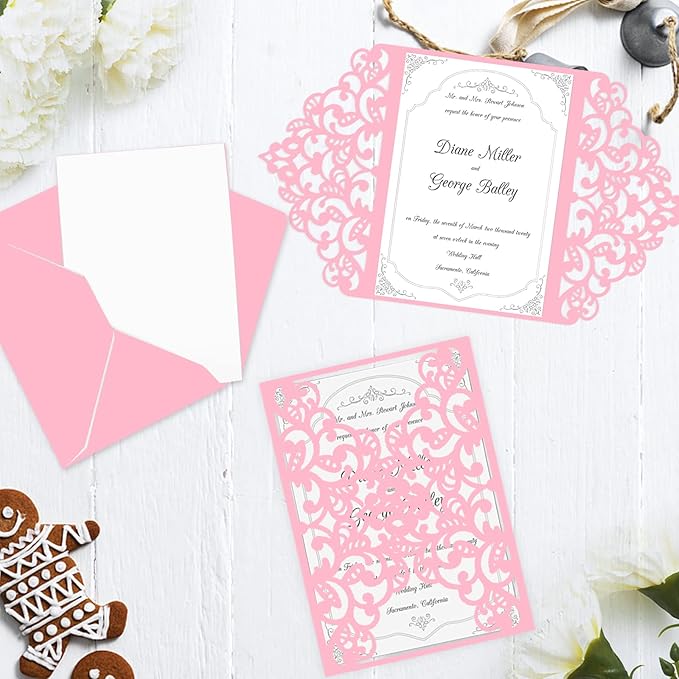 24 Sheets Pink Cardstock 8.5 x 11 Thick Paper, Goefun 80lb Card Stock Printer - Image 6