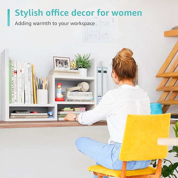 Desktop File Organizer Desk Organizer Shelf - Image 5