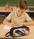 AnySmic Football Pencil Case for Boys and Girls, Sports Large Capacity Pencil - Image 7